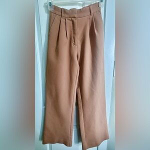 Abercrombie & Fitch Curve Love A&F Sloane Tailored Wide Leg Pant Size 00R